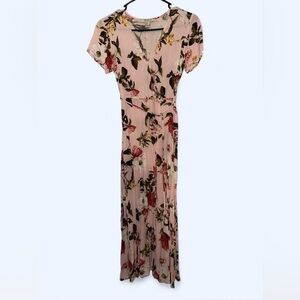 Forever 21 Pink Floral Maxi Dress